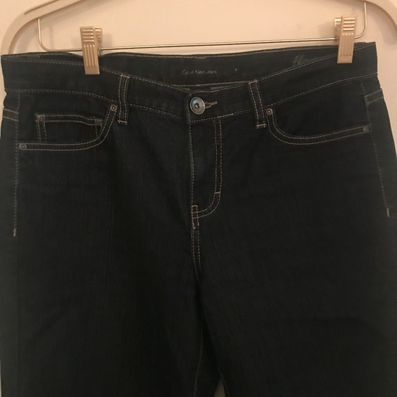 BOGO Calvin Klein dark denim blue flare jeans - Picture 2 of 8